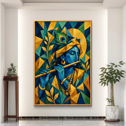 Lord Krishna Premium Canvas Painting