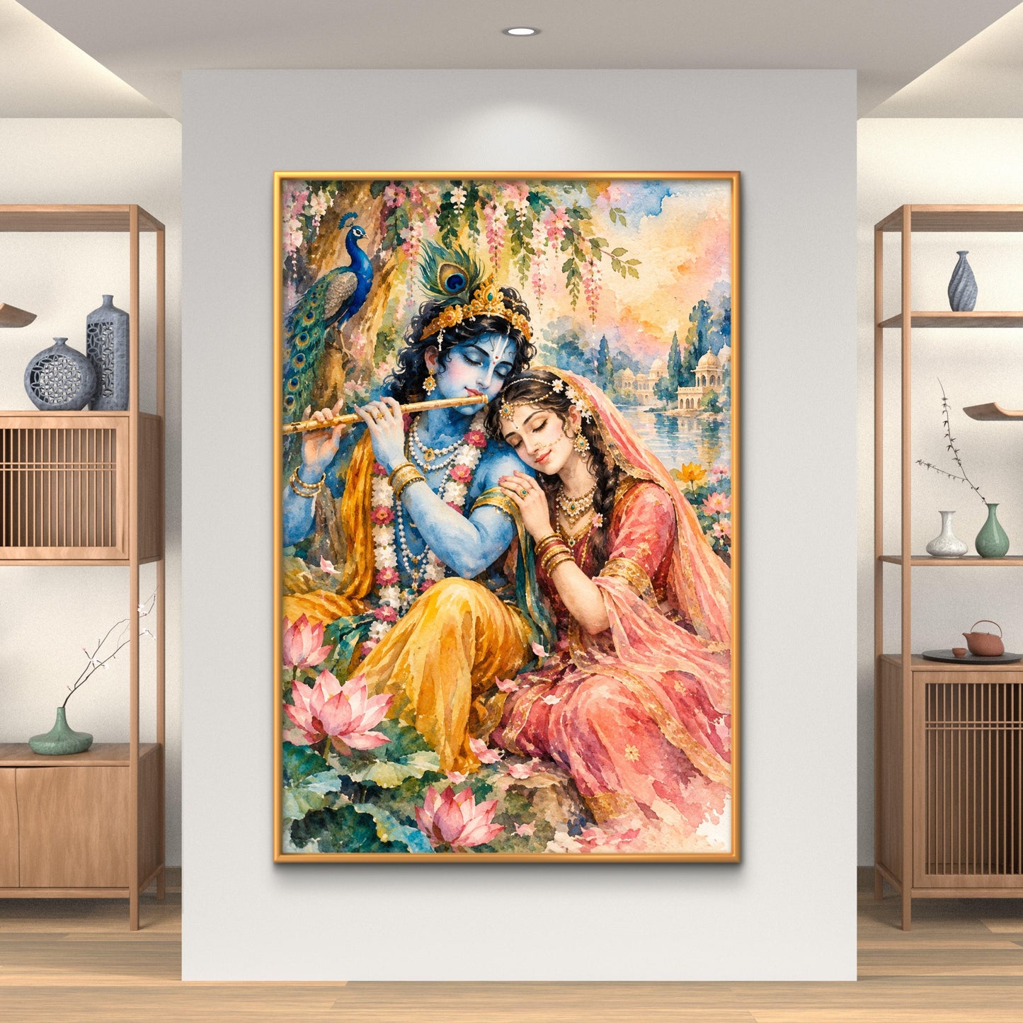 Radha Krishna Premium Canvas Painting - Buy Online | Decor By Neon