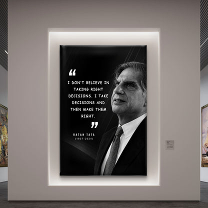 Ratan Tata Premium Canvas Painting