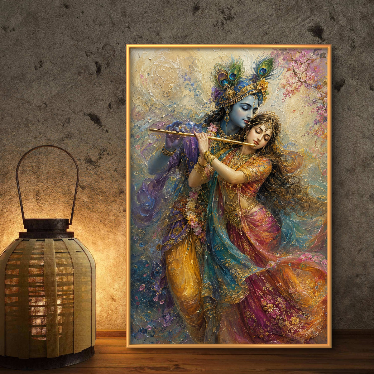 Radha Krishna Premium Canvas Painting - Buy Online | Decor By Neon
