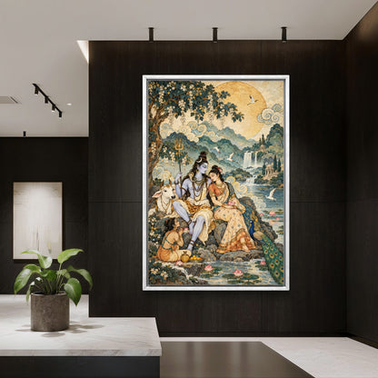 Lord Shiva Premium Canvas Painting