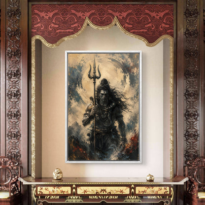 Lord Shiva Premium Canvas Painting