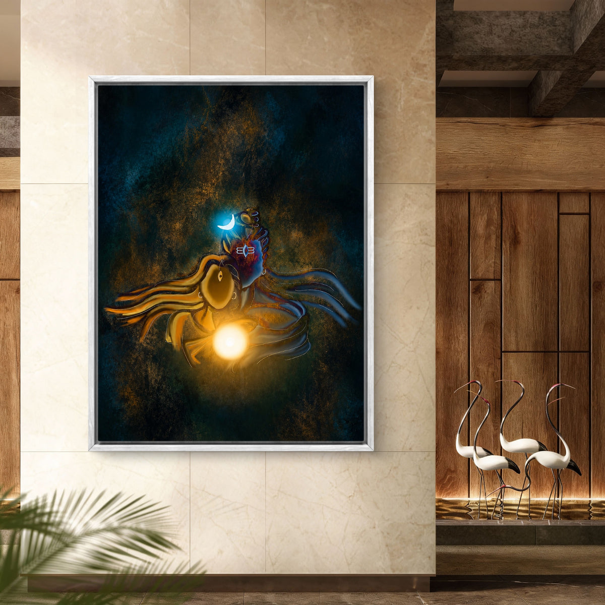 Lord Shiva Premium Canvas Painting - Buy Online | Decor By Neon