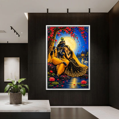 Radha Krishna Premium Canvas Painting