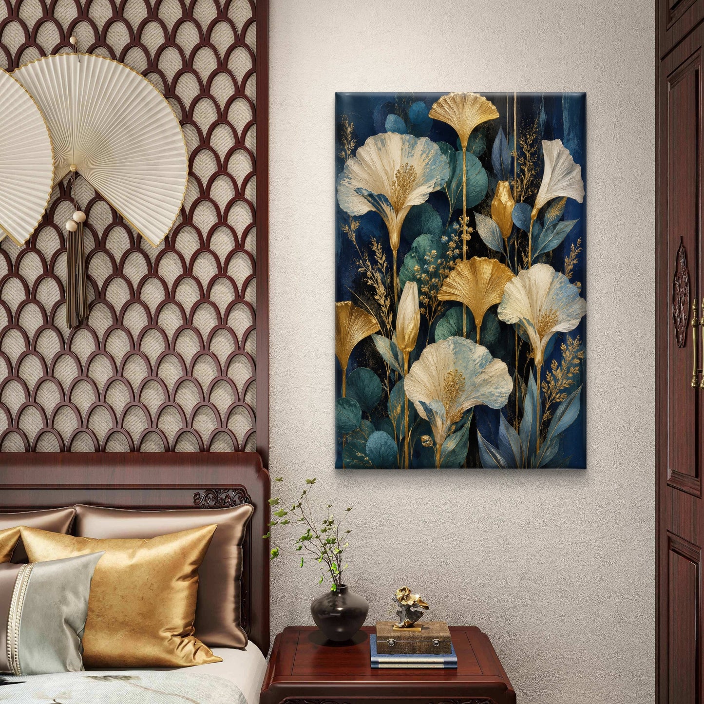 Botanical Luxury Premium Canvas Painting - Buy Online | Decor By Neon