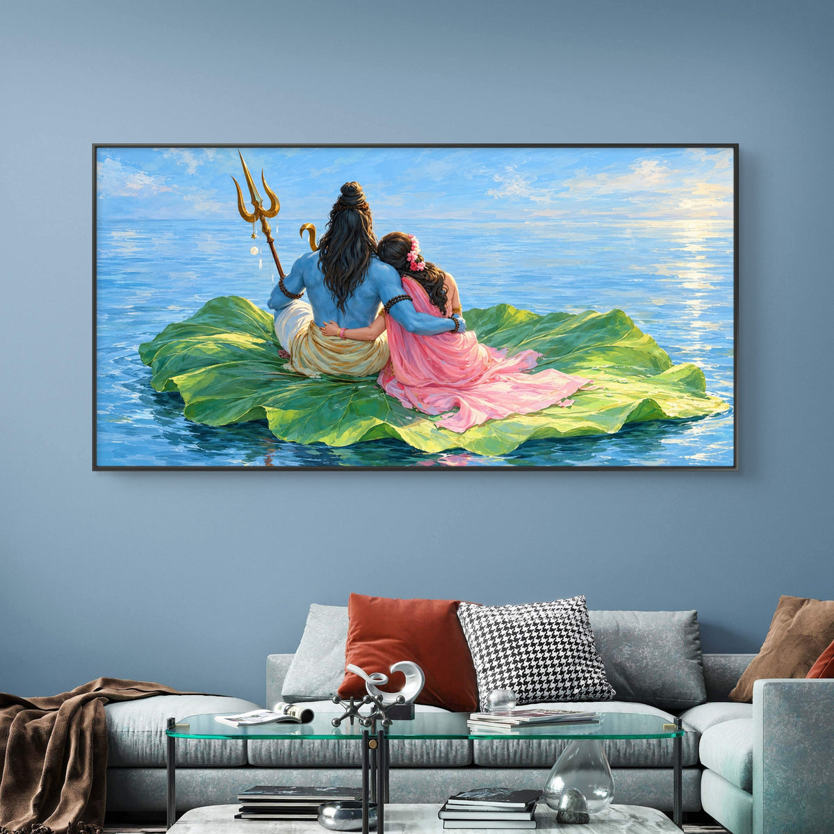 Lord Shiva Premium Canvas Painting - Buy Online | Decor By Neon