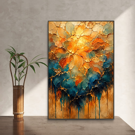 Abstract Art Premium Canvas Painting - Canvas Wall Art | Decor By Neon