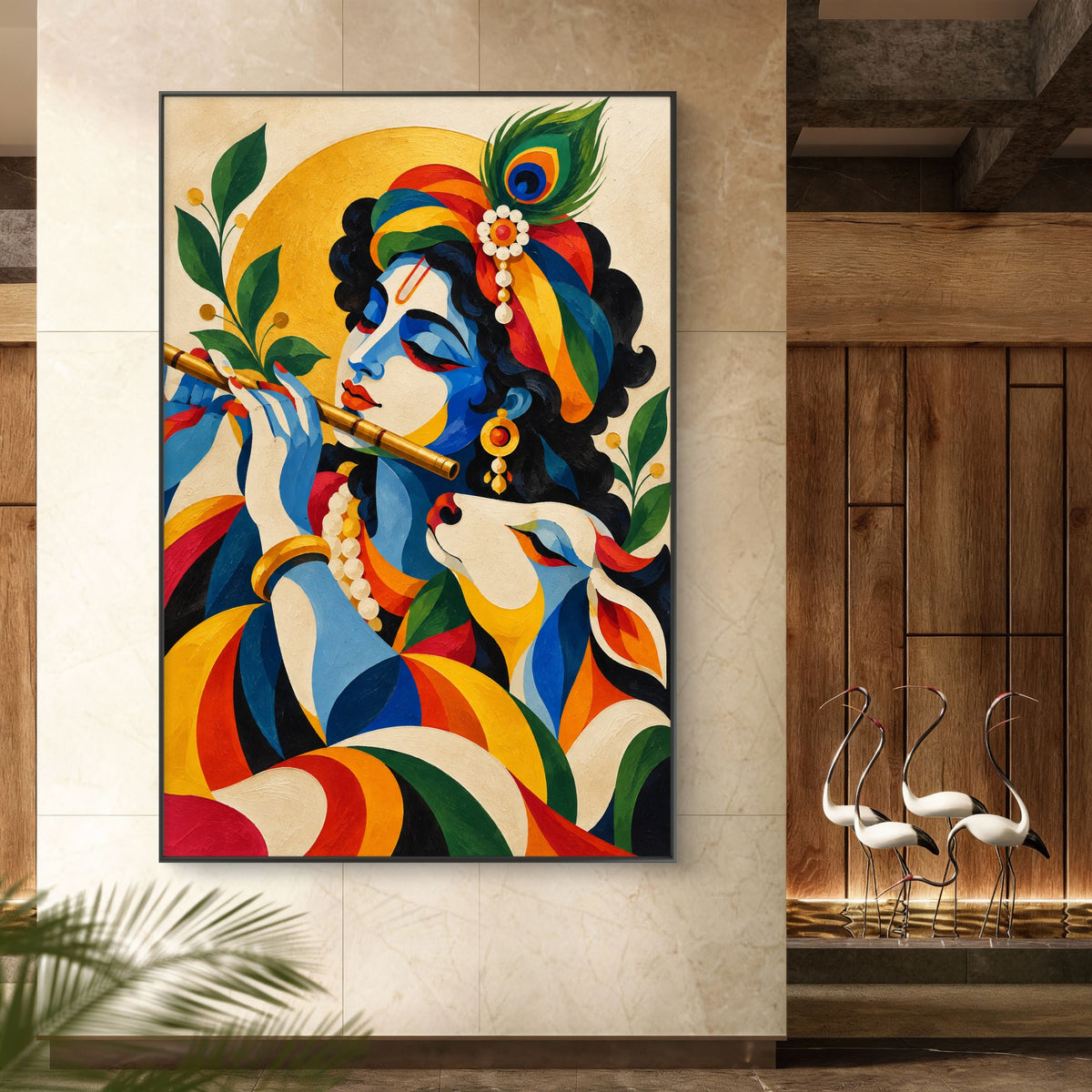 Radha Krishna Premium Canvas Painting - Buy Online | Decor By Neon