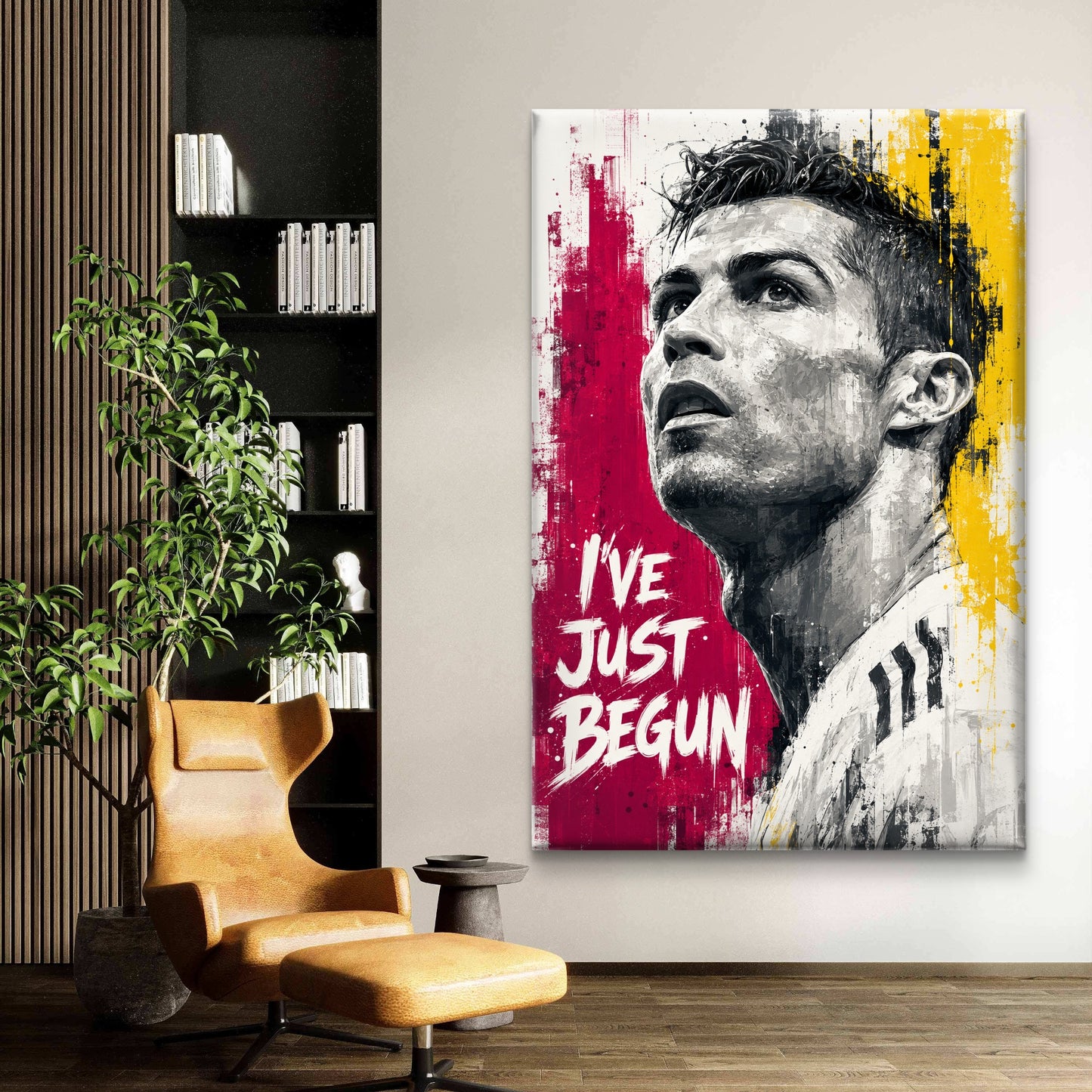 Cristiano Ronaldo Premium Canvas Painting - Buy Online | Decor By Neon