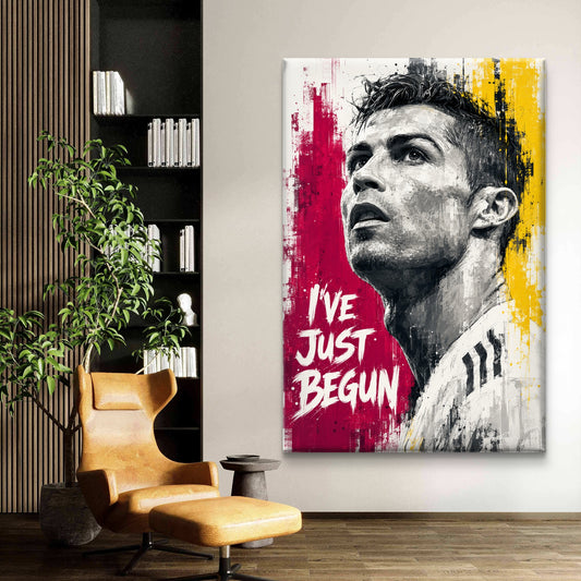 Cristiano Ronaldo Premium Canvas Painting - Premium Wall Art | Decor By Neon