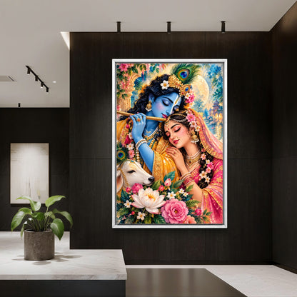 Radha Krishna Premium Canvas Painting