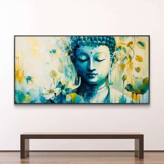 Lord Buddha Premium Canvas Painting - Canvas Wall Art | Decor By Neon