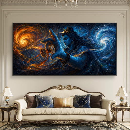 Lord Shiva Premium Canvas Painting - Canvas Wall Art | Decor By Neon