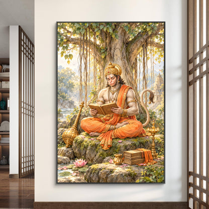 Lord Hanuman Premium Canvas Painting