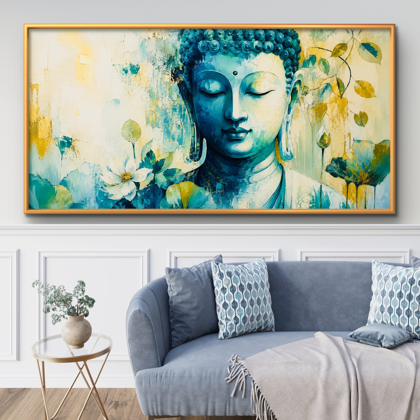 Lord Buddha Premium Canvas Painting - Buy Online | Decor By Neon