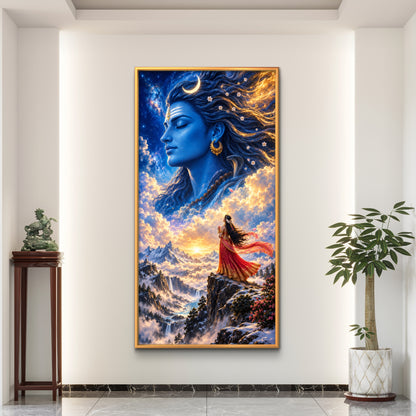 Lord Shiva Premium Canvas Painting