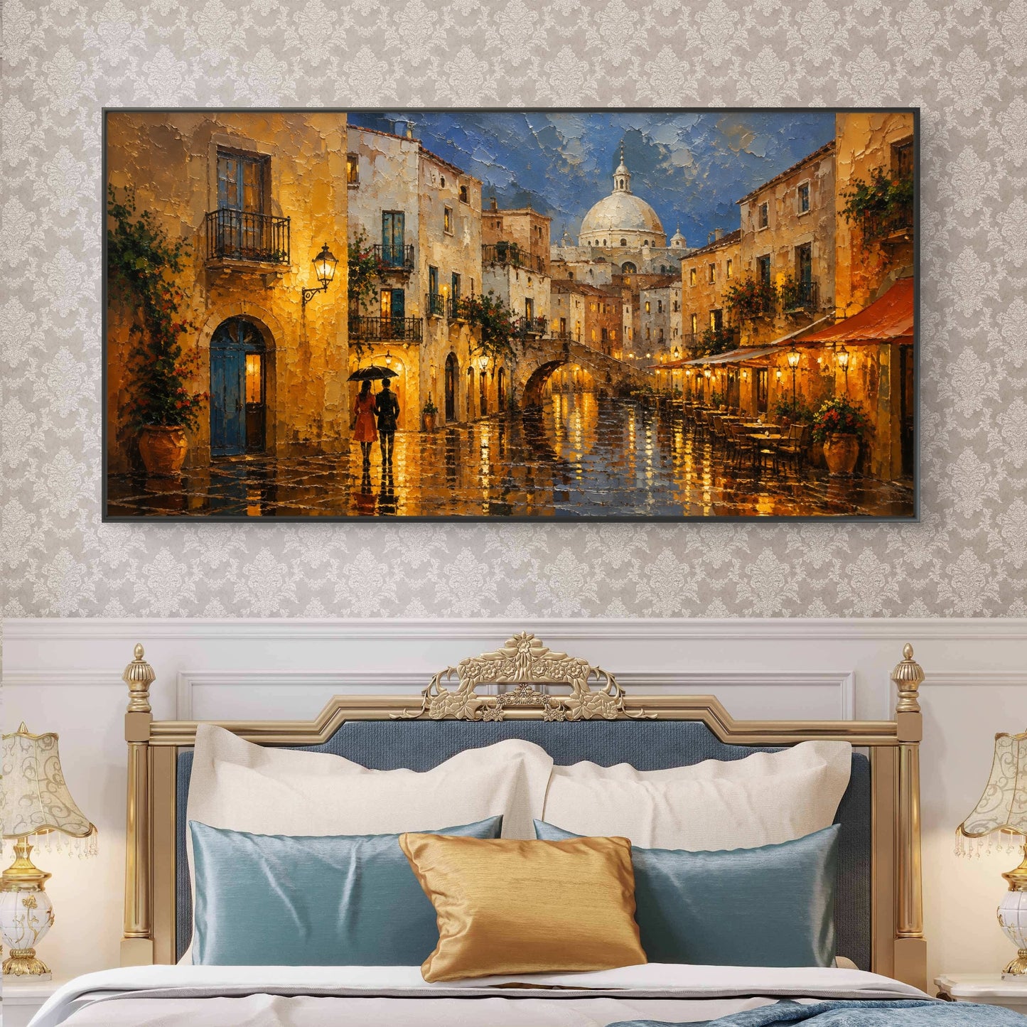 European Landscape Premium Canvas Painting - Buy Online | Decor By Neon