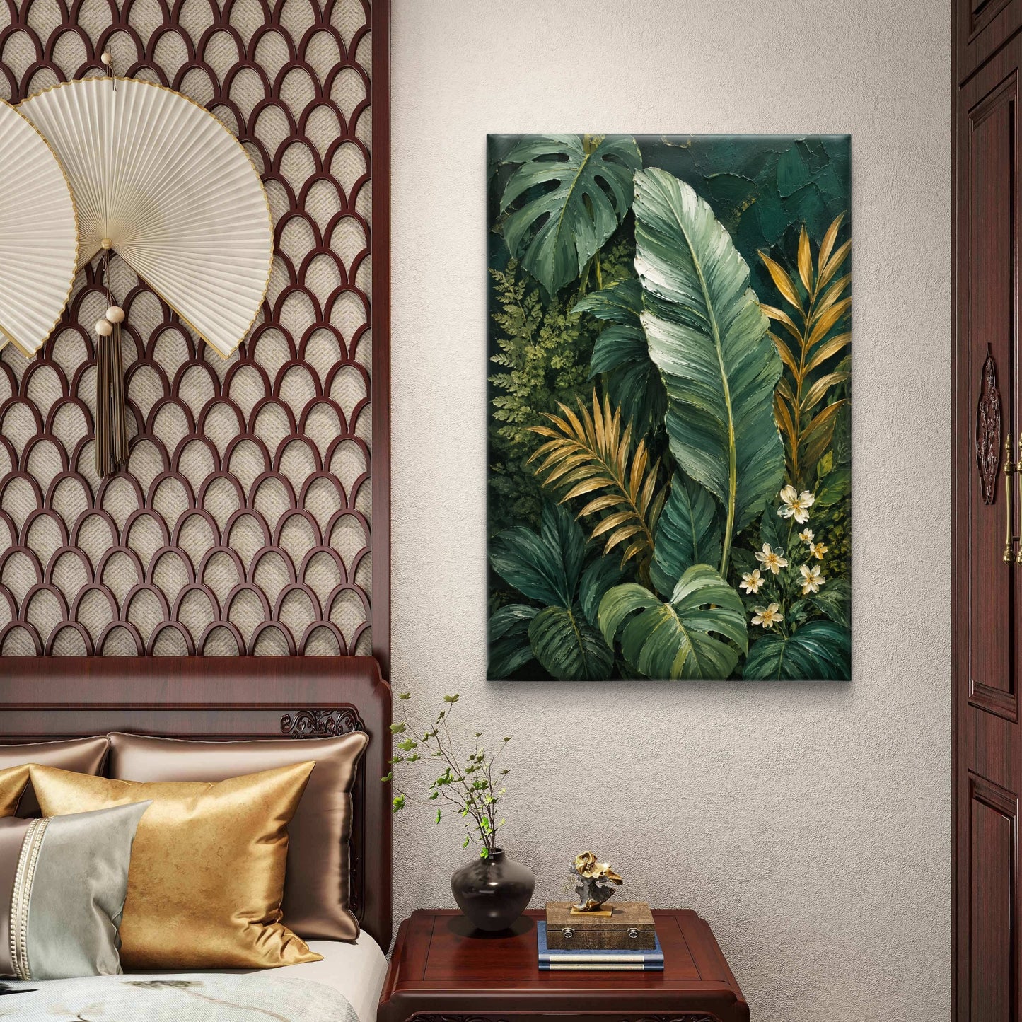Botanical Luxury Premium Canvas Painting - Buy Online | Decor By Neon
