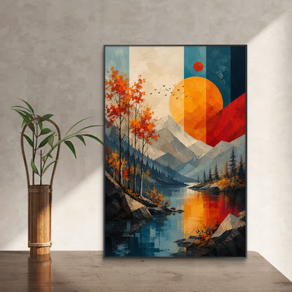 Abstract Art Premium Canvas Painting