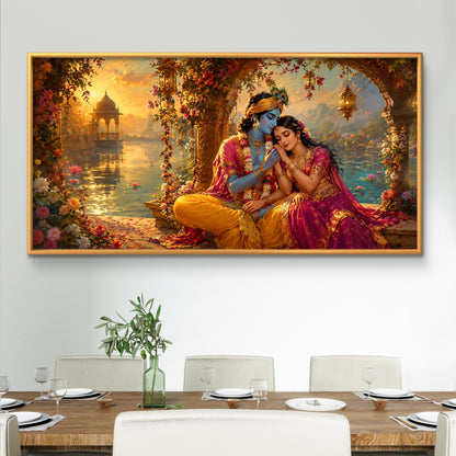 Radha Krishna Premium Canvas Painting