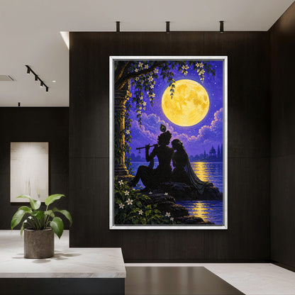 Radha Krishna Premium Canvas Painting
