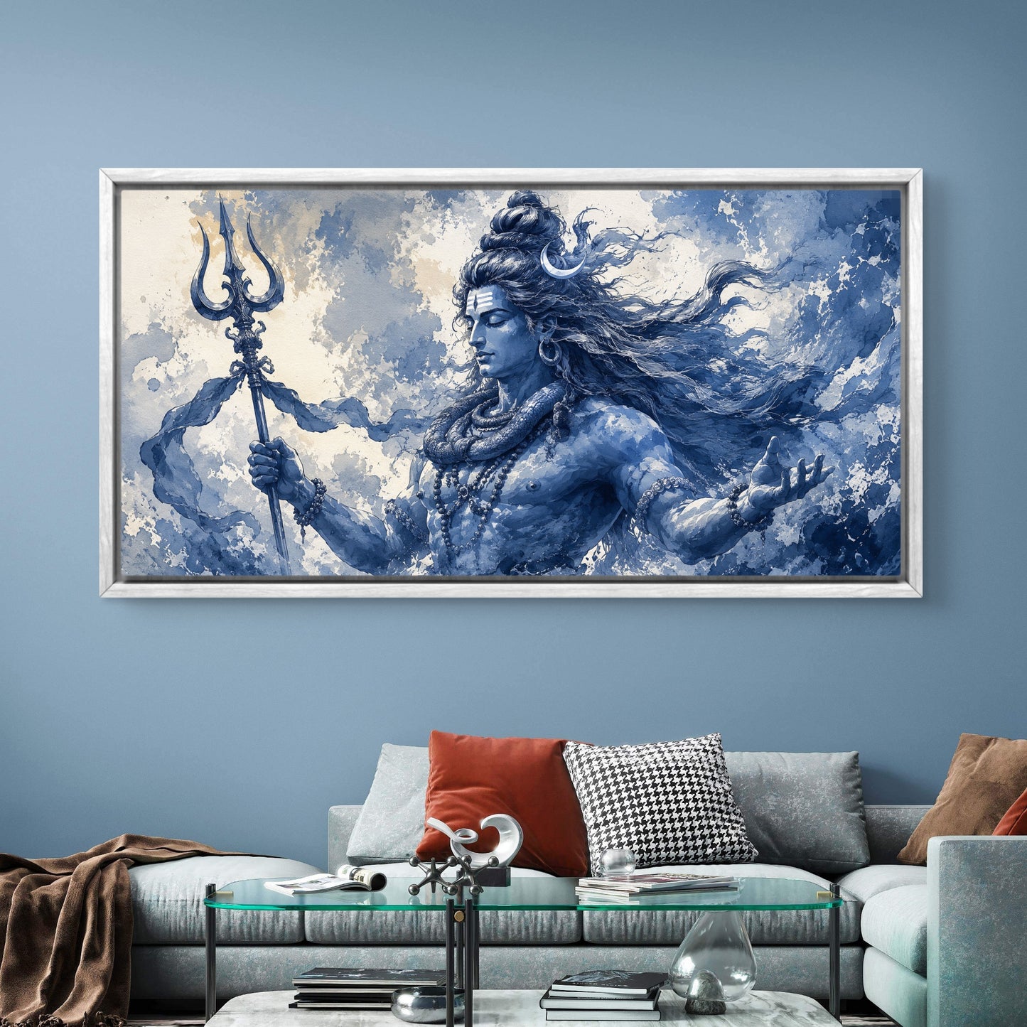 Lord Shiva Premium Canvas Painting - Buy Online | Decor By Neon