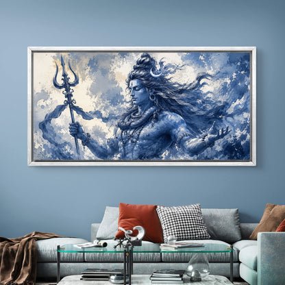 Lord Shiva Premium Canvas Painting