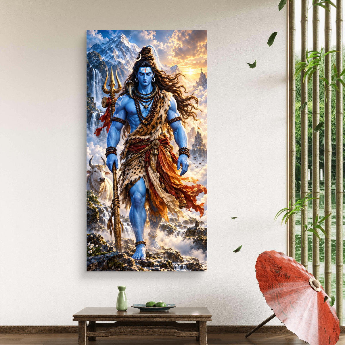 Lord Shiva Premium Canvas Painting - Buy Online | Decor By Neon