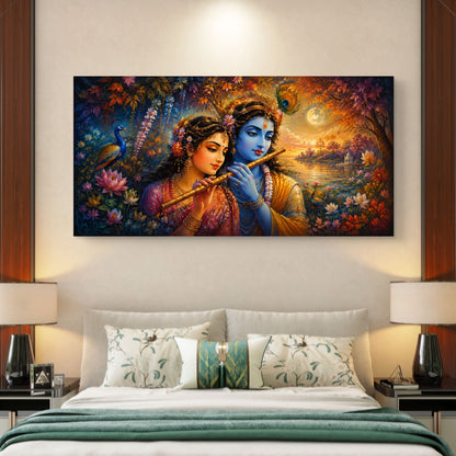 Radha Krishna Premium Canvas Painting
