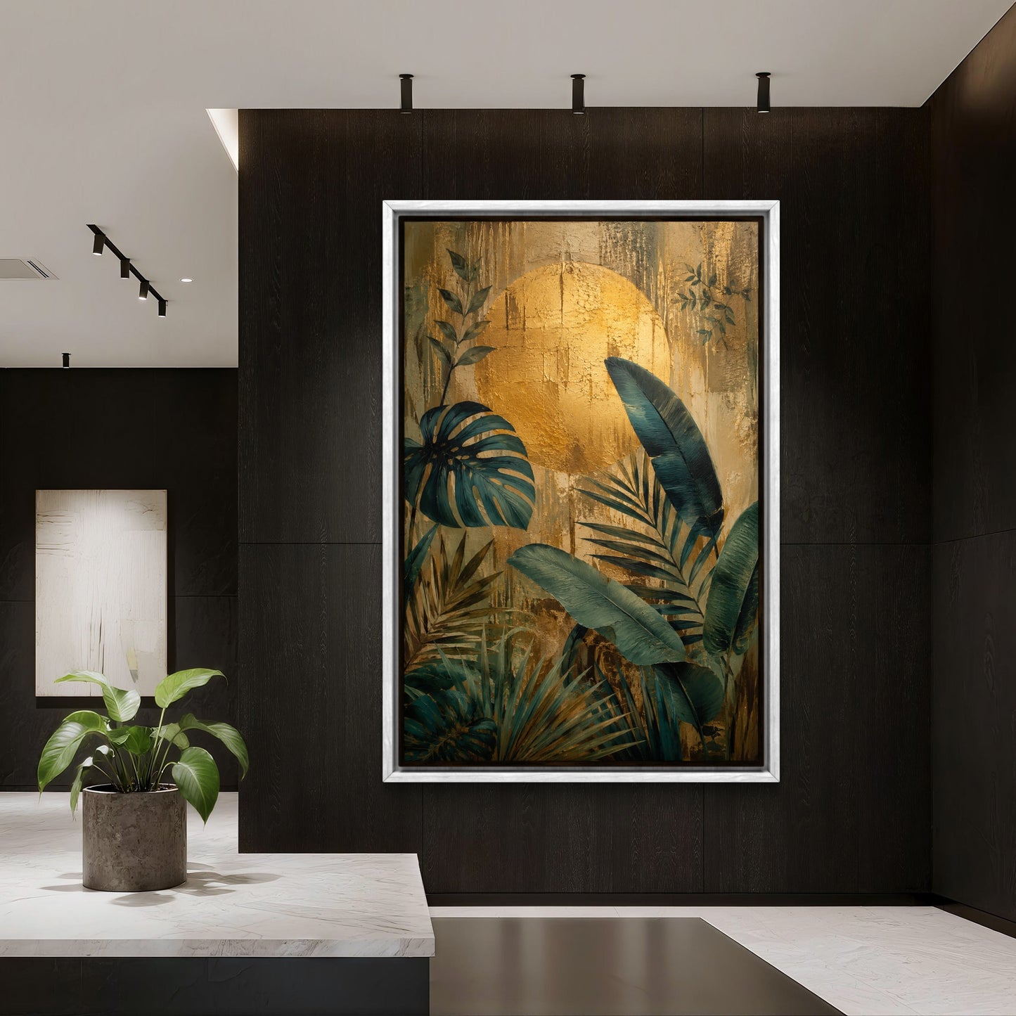 Botanical Luxury Premium Canvas Painting - Buy Online | Decor By Neon