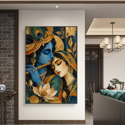 Radha Krishna Premium Canvas Painting