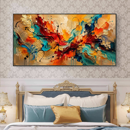 Abstract Art Premium Canvas Painting - Canvas Wall Art | Decor By Neon