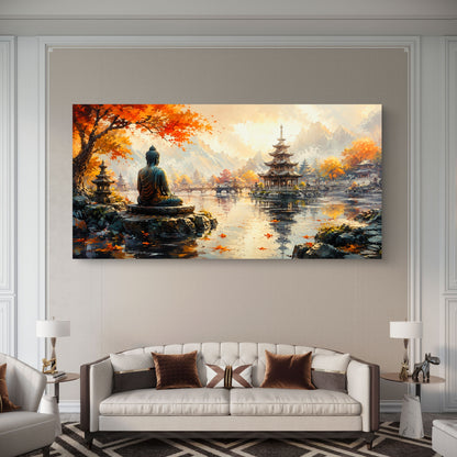 Lord Buddha Premium Canvas Painting