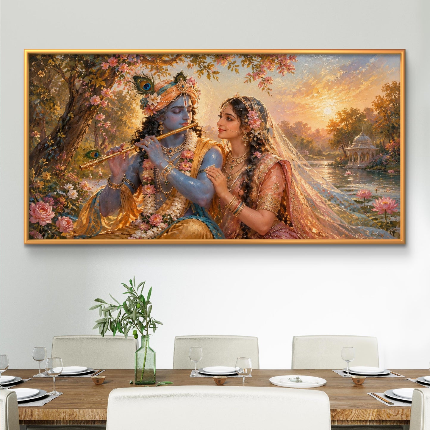 Radha Krishna Premium Canvas Painting - Buy Online | Decor By Neon