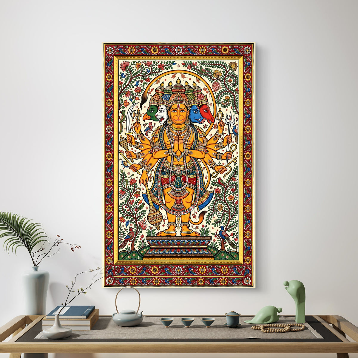Lord Hanuman Premium Canvas Painting - Buy Online | Decor By Neon