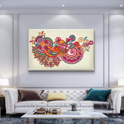 Mystic Mandalika Premium Canvas Wall Painting