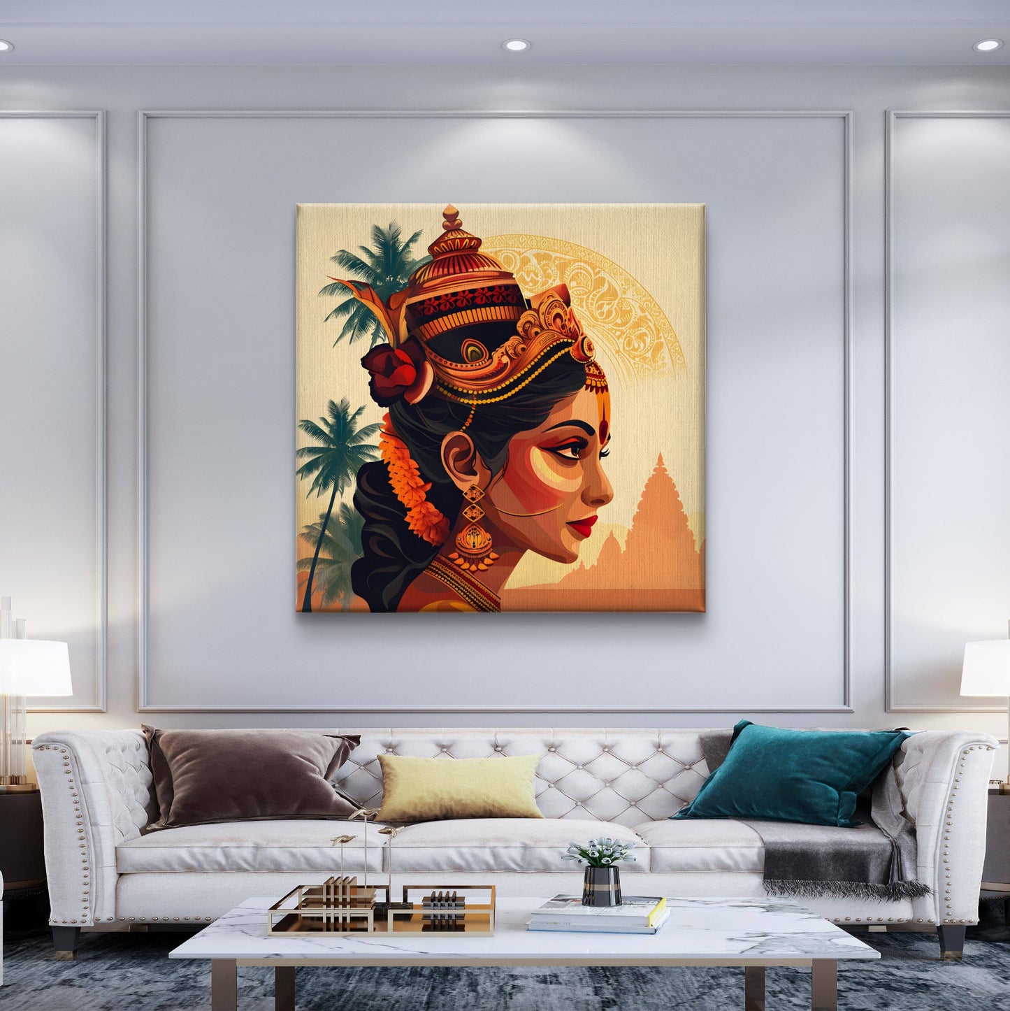 Crown of Heritage Premium Canvas Wall Painting - Buy Online | Decor By Neon