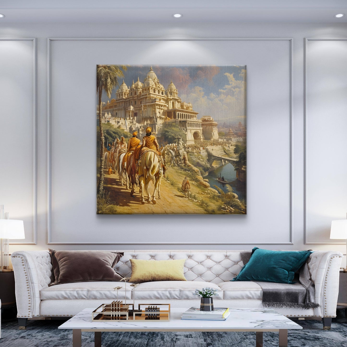 The Royal Convoy Premium Canvas Wall Painting - Buy Online | Decor By Neon