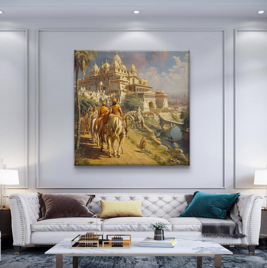 The Royal Convoy Premium Canvas Wall Painting - Canvas Wall Art | Decor By Neon