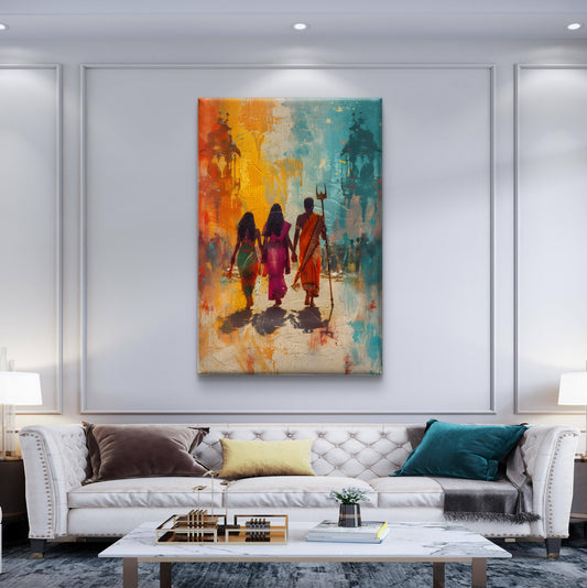 Divine Journey Premium Canvas Wall Painting