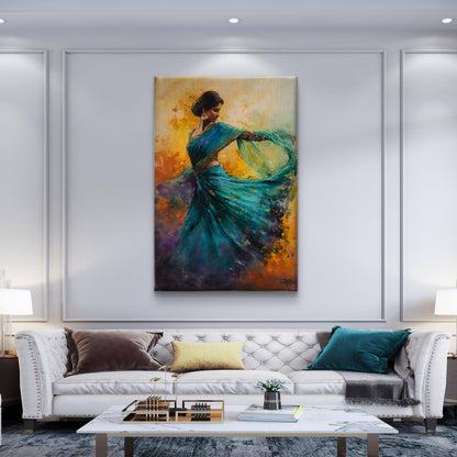 Ethereal Grace Wall Premium Canvas Wall Painting