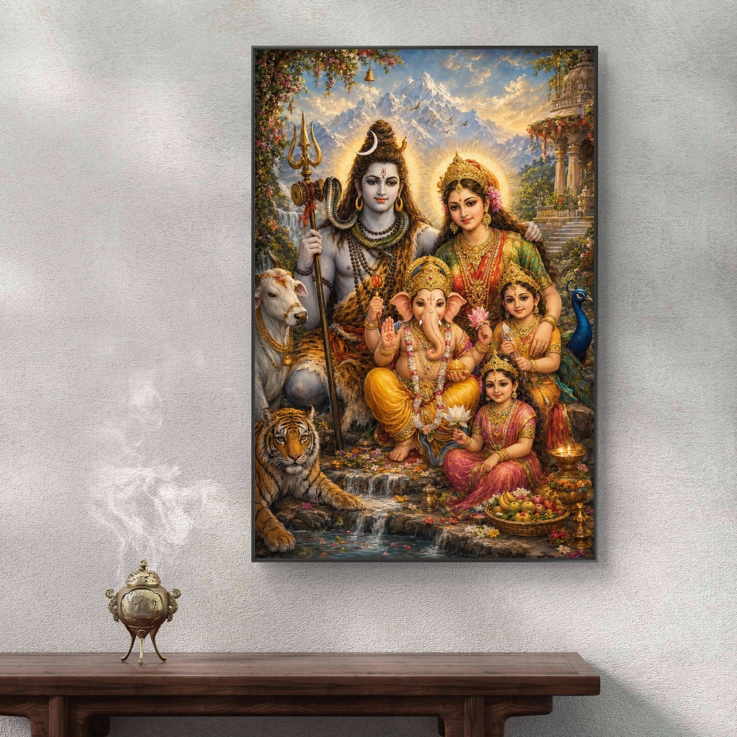 Lord Shiva Premium Canvas Painting - Buy Online | Decor By Neon