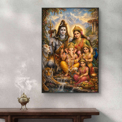 Lord Shiva Premium Canvas Painting