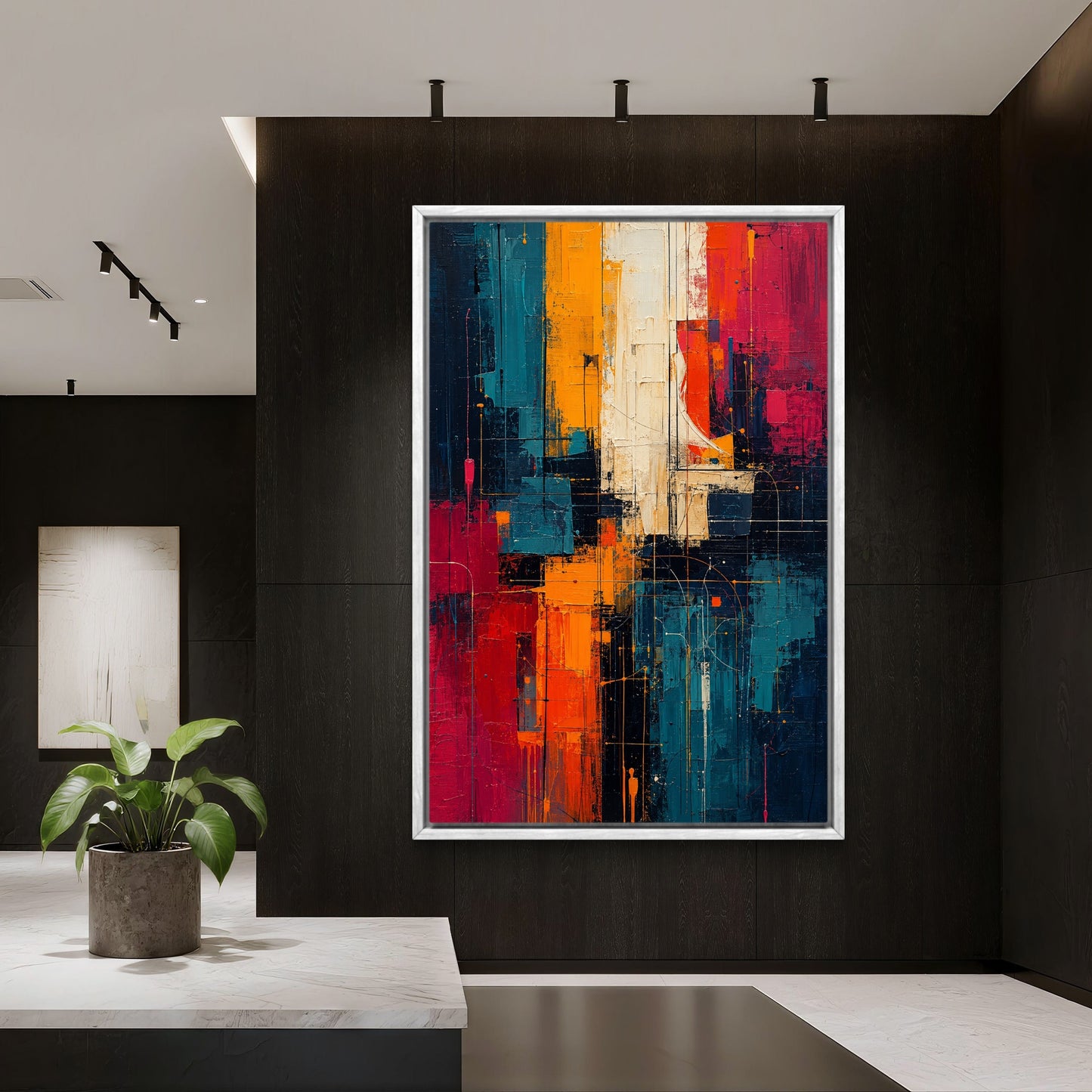 Abstract Art Premium Canvas Painting - Buy Online | Decor By Neon