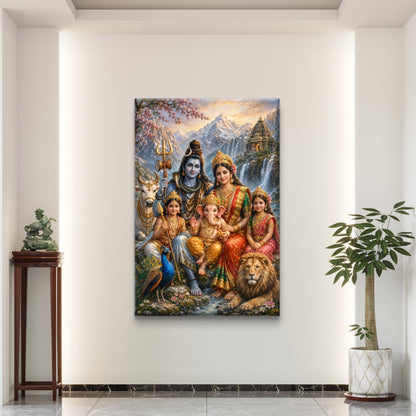 Lord Shiva Premium Canvas Painting