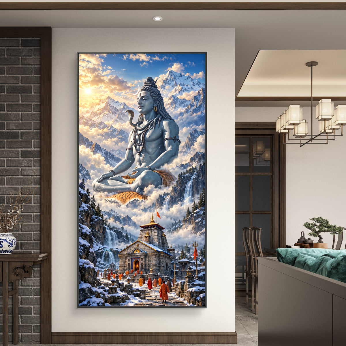Lord Shiva Premium Canvas Painting - Buy Online | Decor By Neon