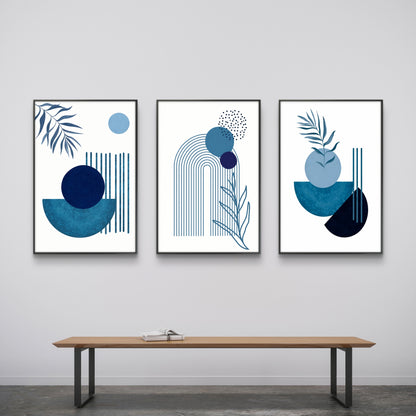 Set of 3 Abstract Art Premium Canvas Painting