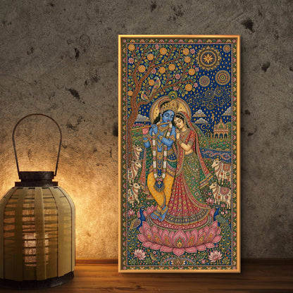Radha Krishna Premium Canvas Painting