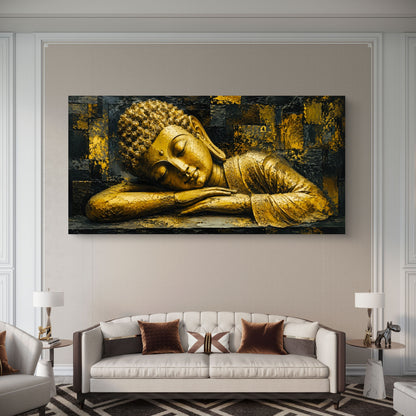 Lord Buddha Premium Canvas Painting