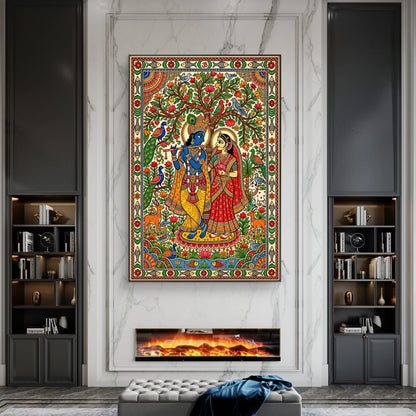 Radha Krishna Premium Canvas Painting